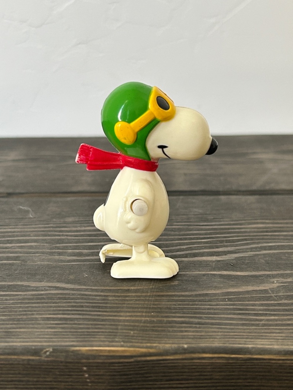 Vintage 1965/1966 Avia Peanuts Snoopy Flying Ace Plastic Wind Up
